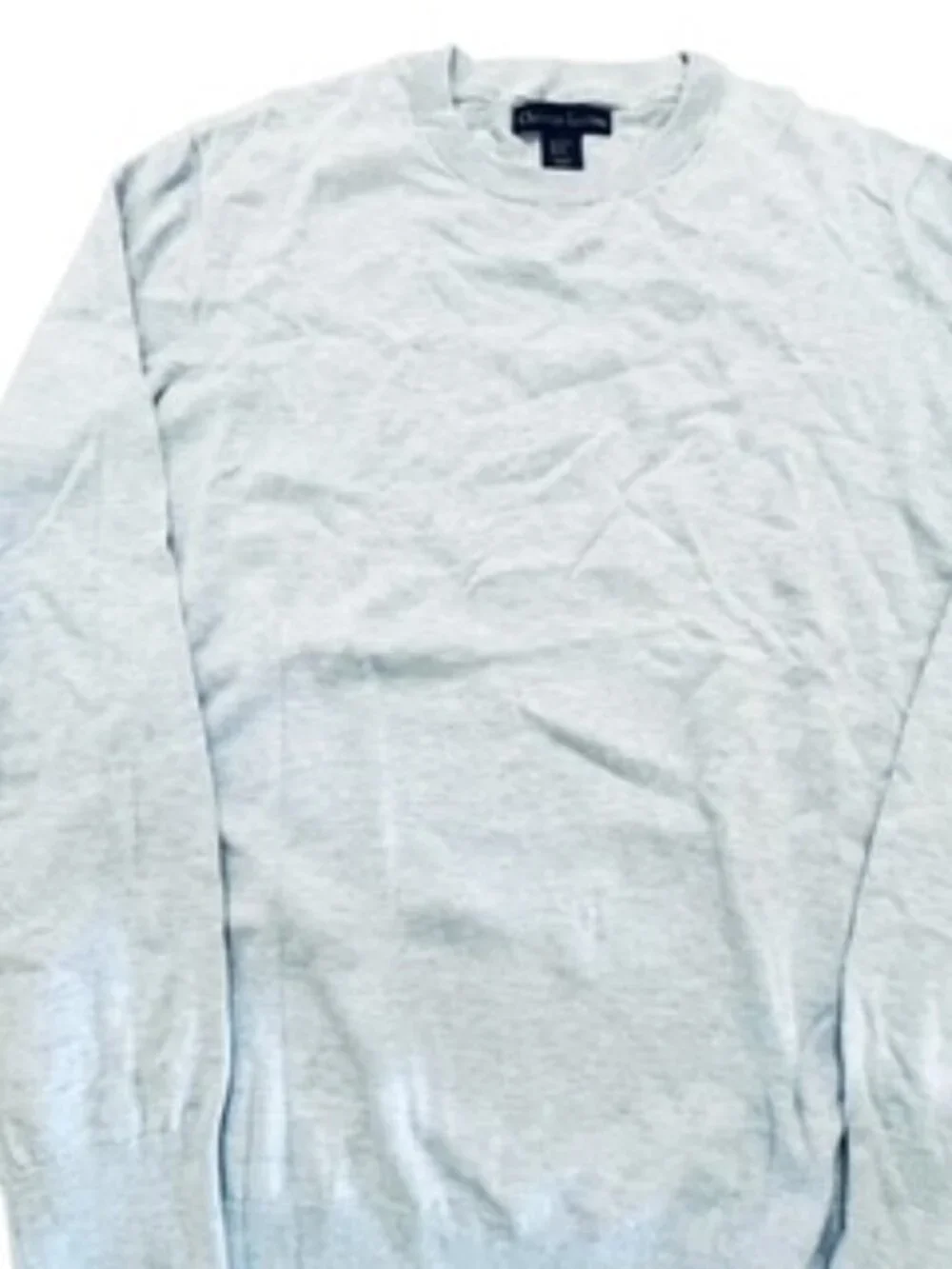 NEW‎ Christian Lacroix Sweater Men’s Size XL Pima Cotton Silk Lt Blue NWT